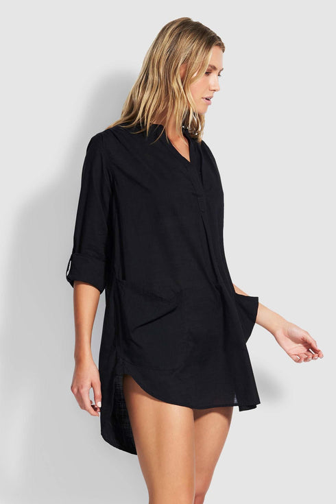 Seafolly Beach Basics BOYFRIEND BEACH SHIRT